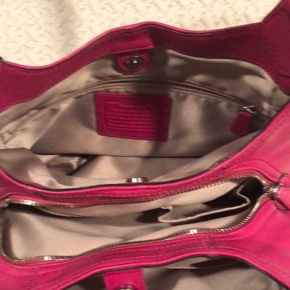 Pink Coach Purse - Picture 6 of 8